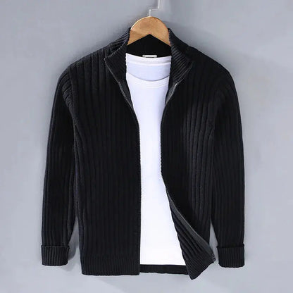 Leopold - Stilvoller Herrenpullover mit Reißverschluss