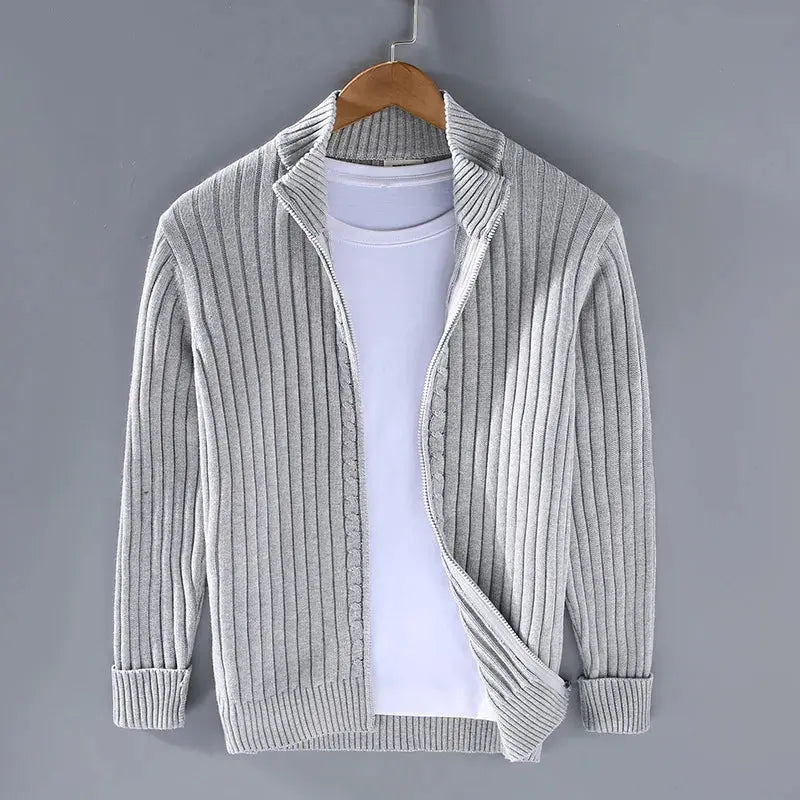 Leopold - Stilvoller Herrenpullover mit Reißverschluss