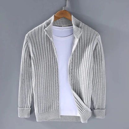 Leopold - Stilvoller Herrenpullover mit Reißverschluss