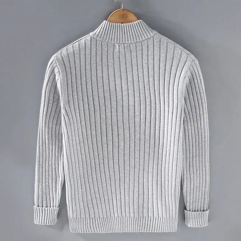 Leopold - Stilvoller Herrenpullover mit Reißverschluss