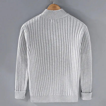 Leopold - Stilvoller Herrenpullover mit Reißverschluss