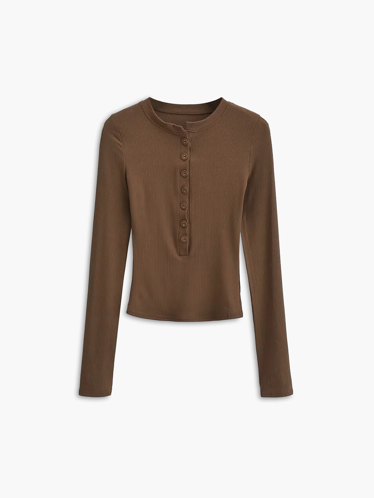 Fudus | Button Down Langarm Cropped Hemd
