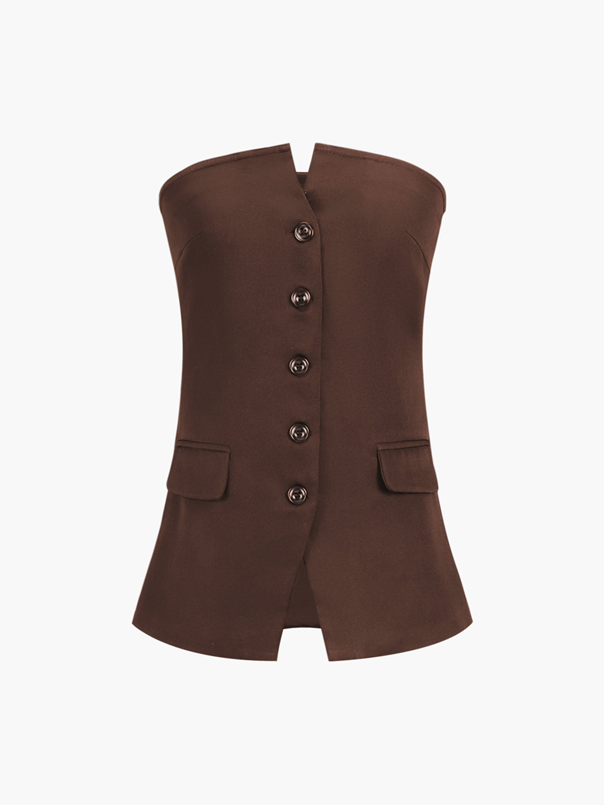 Fudus | Button Down Röhrenoberteil
