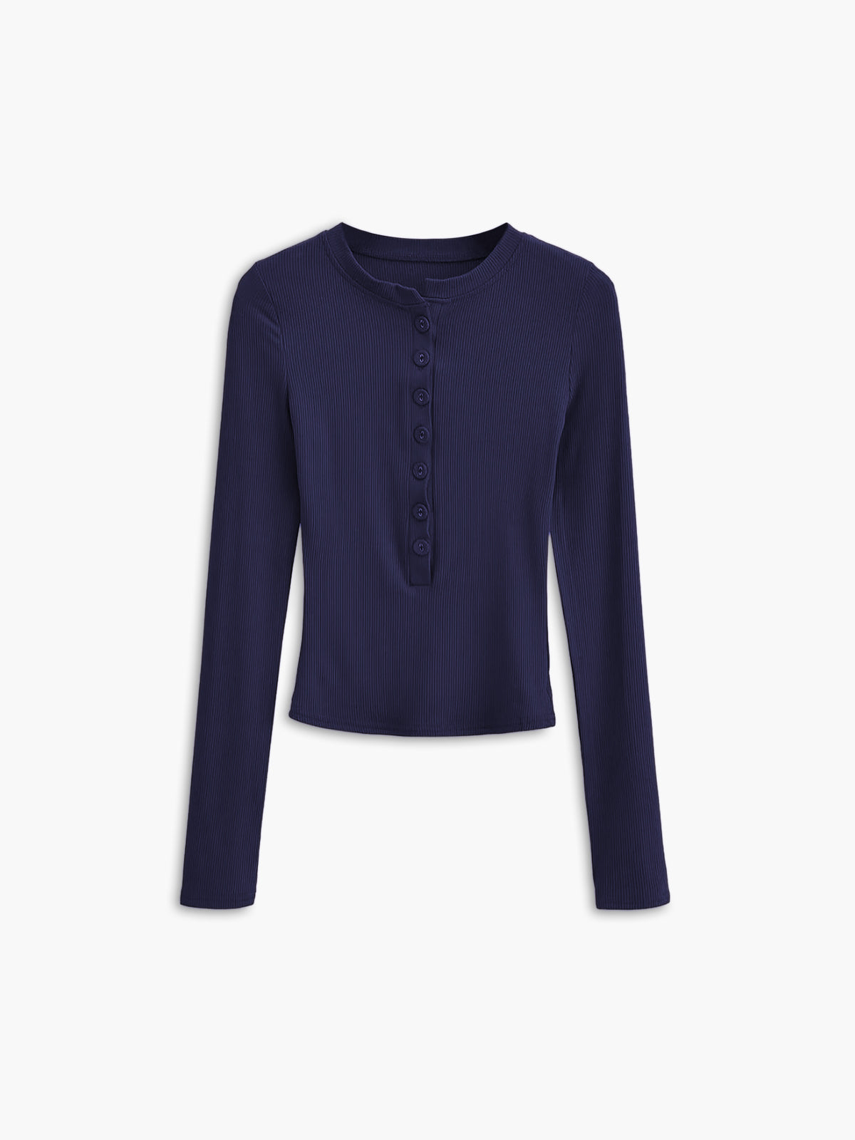 Fudus | Button Down Langarm Cropped Hemd