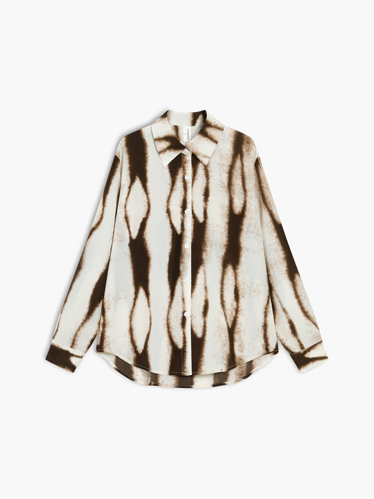 Fudus | Tie Dye Übergroße Button Down Bluse
