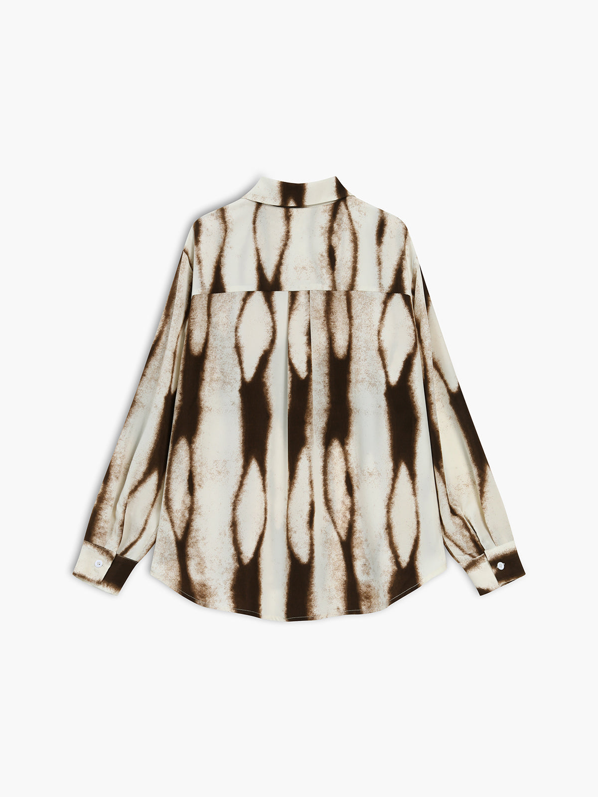 Fudus | Tie Dye Übergroße Button Down Bluse