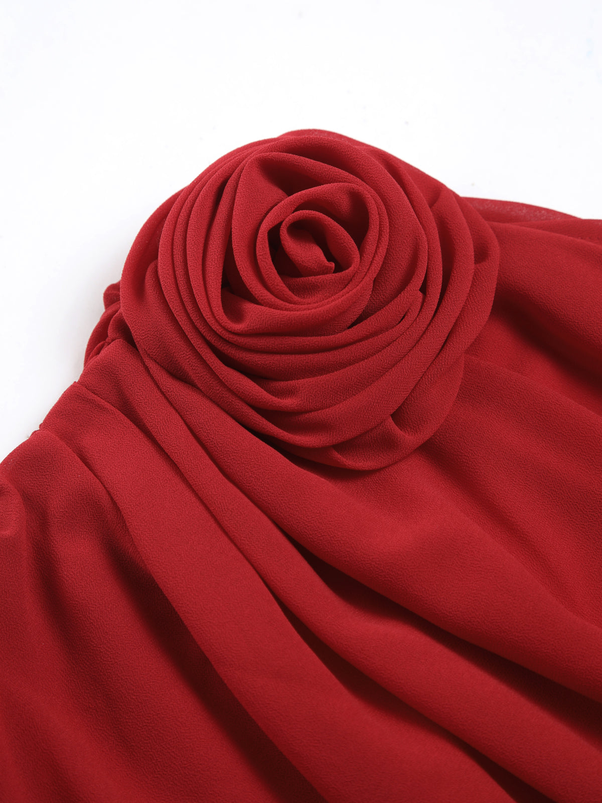 Fudus | Chiffon Halbtransparente Ein Schulter Asymmetrische Bluse