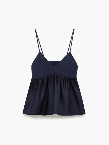 Fudus | Rüschenhemd Crop Cami Top