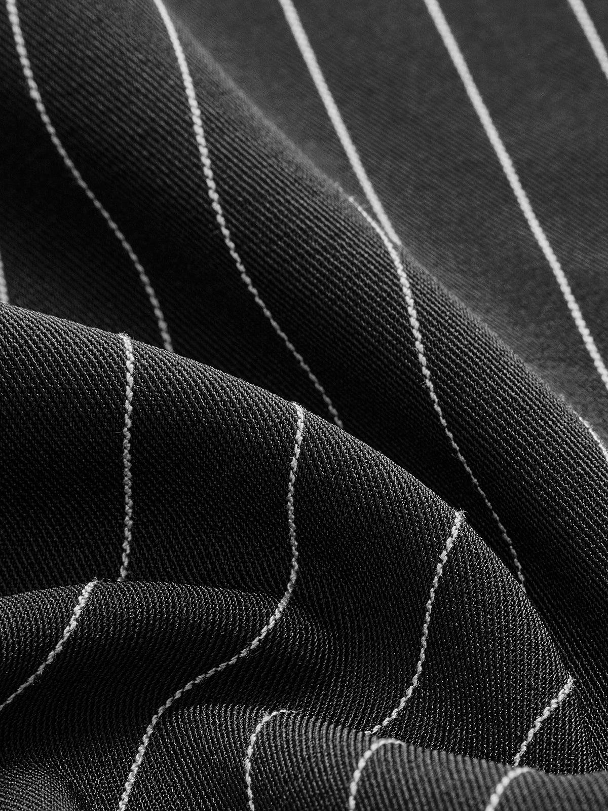 Fudus | Streifen Crop Polo Hemd