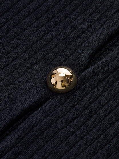 Fudus | Golden Button Split Stricktop