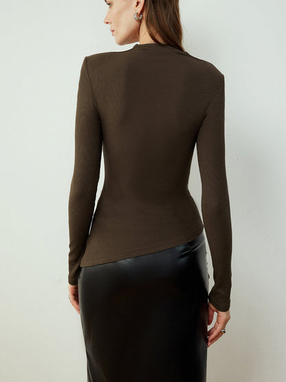 Fudus | Asymmetrisches Skinny T-hemd