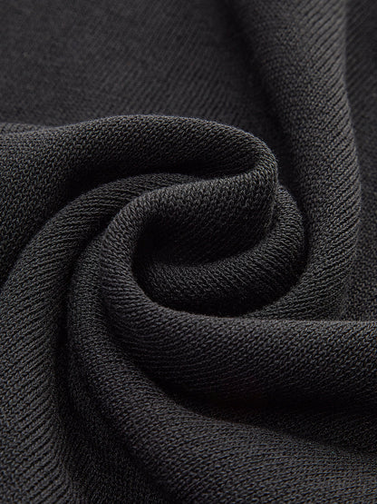 Fudus | Schlüsselloch Ausschnitt Semi Sheer Stricktop