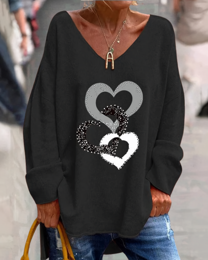 Bequemer Grafik-Pullover - Bonnie