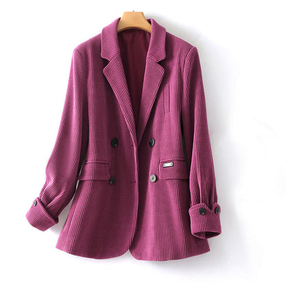 Reinitha | Eleganter Cord-Blazer für stilvolle Auftritte