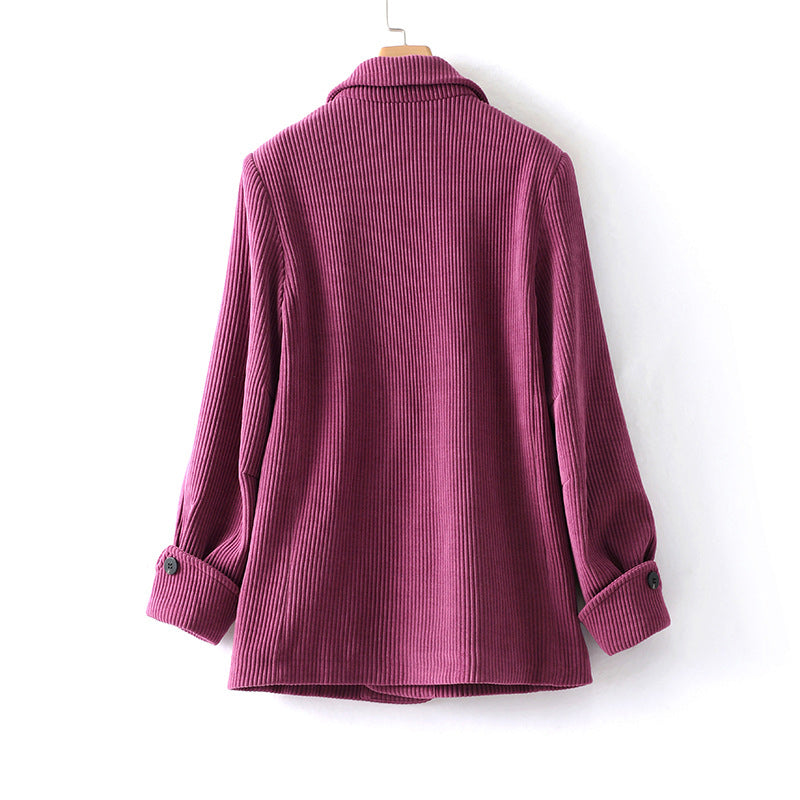 Reinitha | Eleganter Cord-Blazer für stilvolle Auftritte