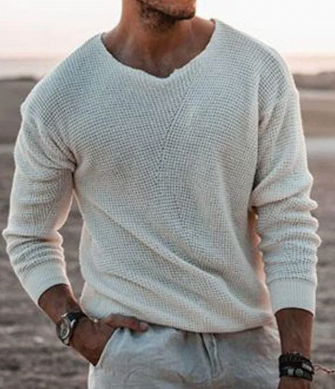 Valentin | Eleganter & gemütlicher Baumwollpullover für den Herbst
