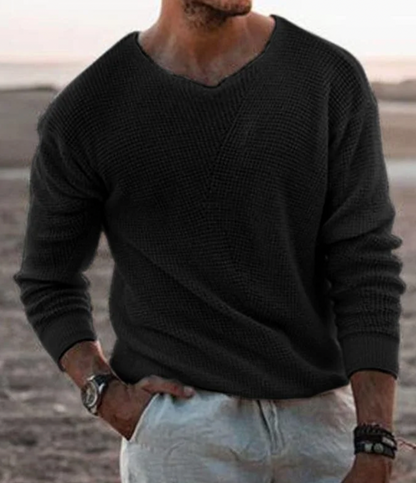 Valentin | Eleganter & gemütlicher Baumwollpullover für den Herbst