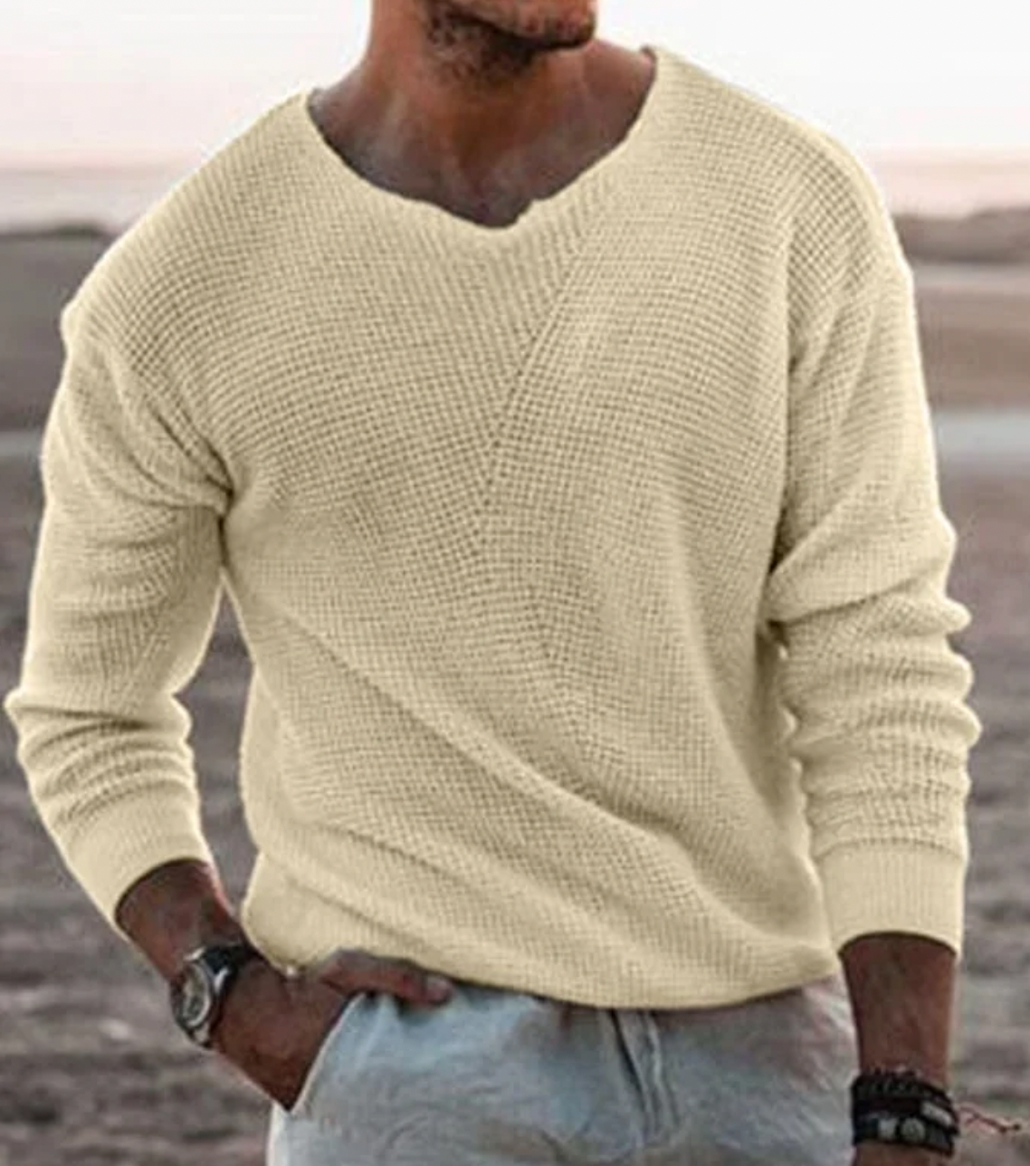 Valentin | Eleganter & gemütlicher Baumwollpullover für den Herbst