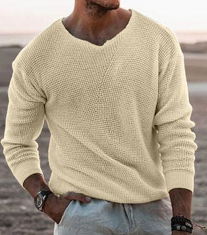 Valentin | Eleganter & gemütlicher Baumwollpullover für den Herbst