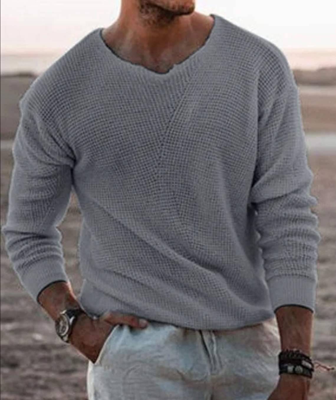 Valentin | Eleganter & gemütlicher Baumwollpullover für den Herbst