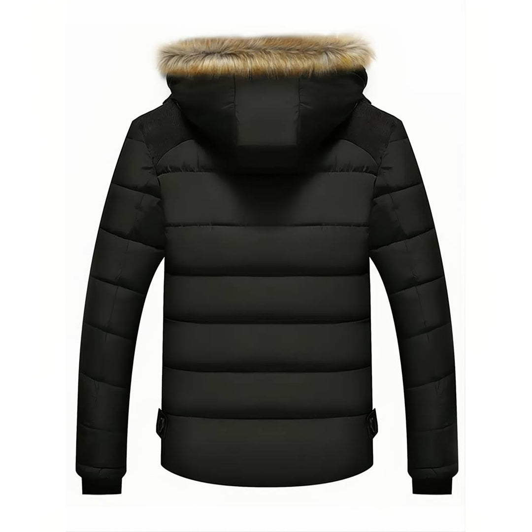 JIM - Stylischer Herrenparka mit abnehmbarer Kapuze für optimalen Komfort