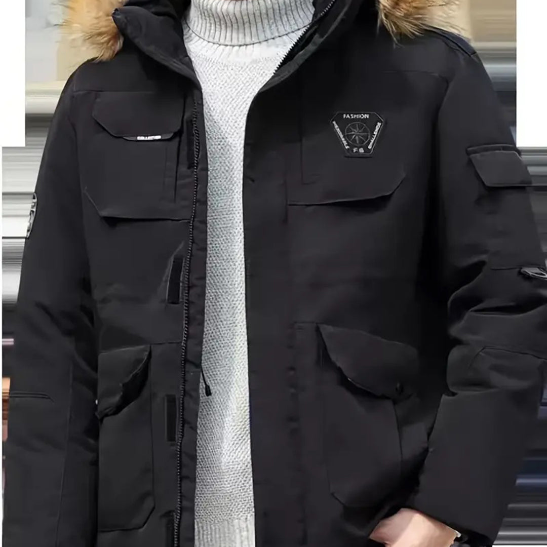 Stylischer Grover Herrenparka für ultimative Wärme und Komfort.