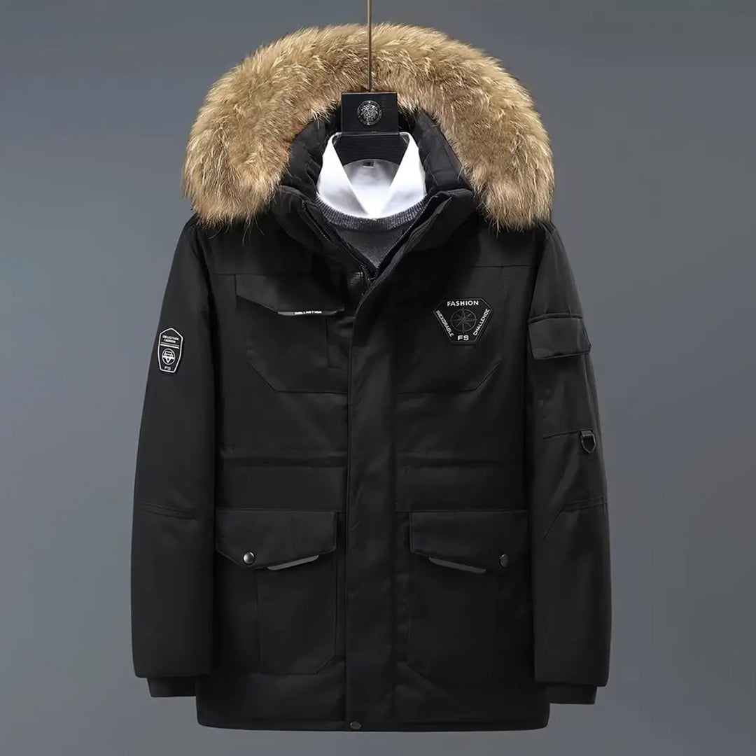 Stylischer Grover Herrenparka für ultimative Wärme und Komfort.