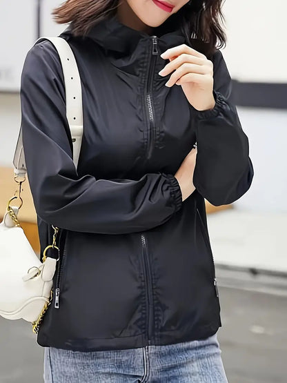 Shikona | Leichte Kapuzenjacke für Frauen - atmungsaktiv, wasserabweisend