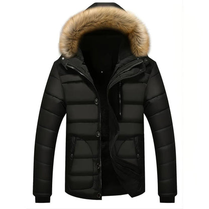 JIM - Stylischer Herrenparka mit abnehmbarer Kapuze für optimalen Komfort