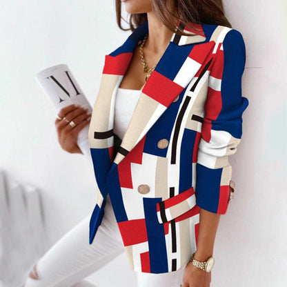 Edony - Schicker Karierter Blazer für Damen