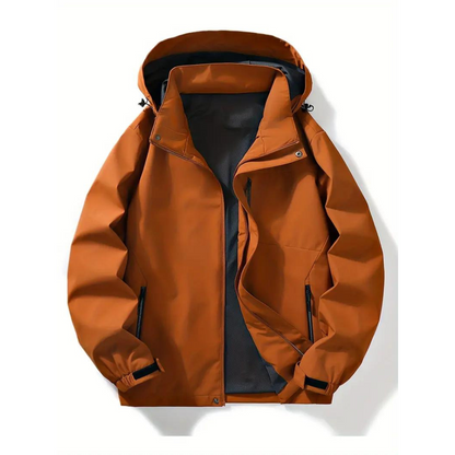 NIKOLAI - Stylische wasserdichte Jacke mit abnehmbarer Kapuze für optimalen Komfort