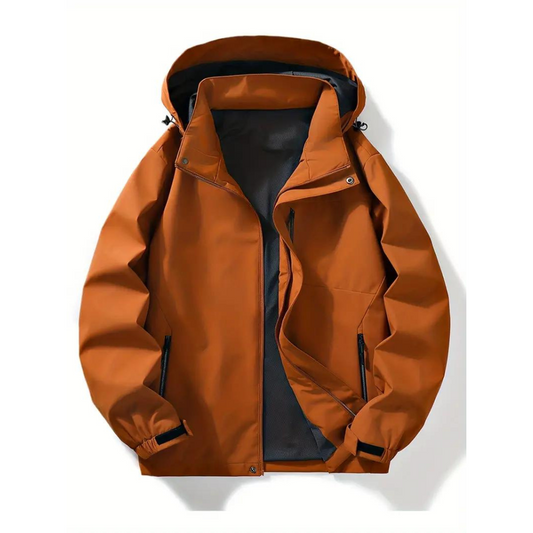 NIKOLAI - Stylische wasserdichte Jacke mit abnehmbarer Kapuze für optimalen Komfort