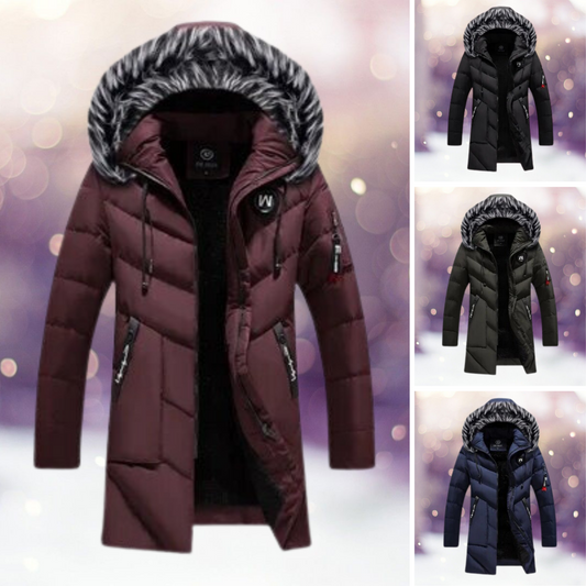 Yievelle | Pelzkragen Thermoparka Windjacke