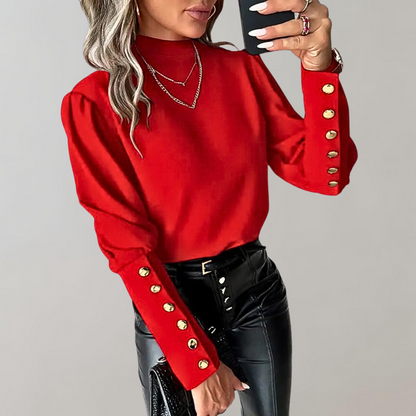 Hana - Elegante Damenbluse mit Spitze