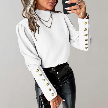 Hana - Elegante Damenbluse mit Spitze