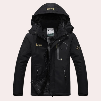 Georges - Stylische und warme Herrenjacke mit Windschutz