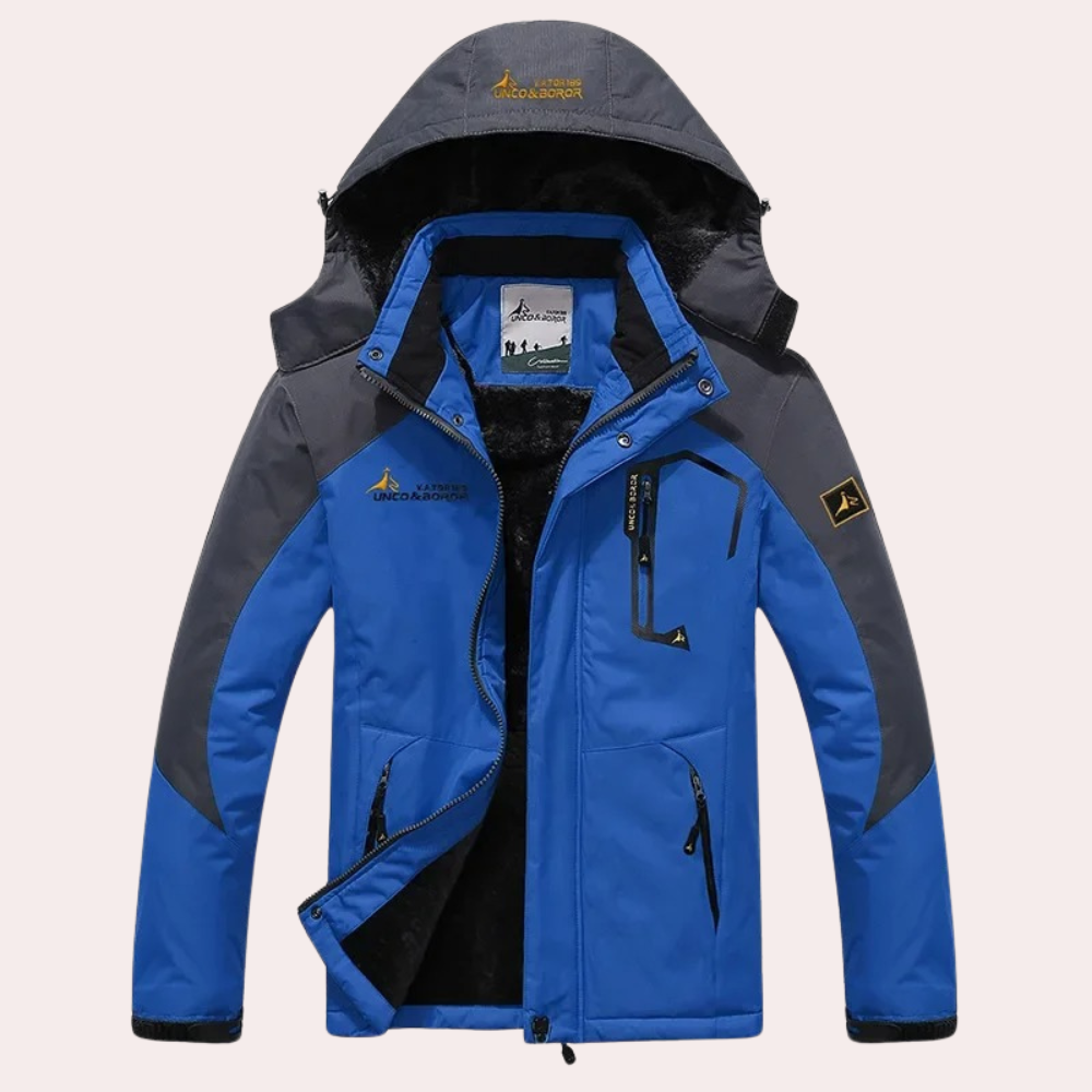 Georges - Stylische und warme Herrenjacke mit Windschutz