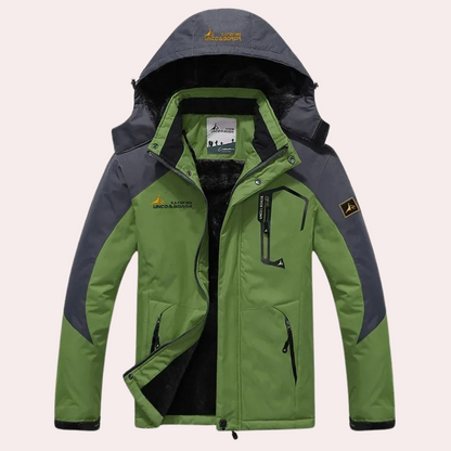 Georges - Stylische und warme Herrenjacke mit Windschutz