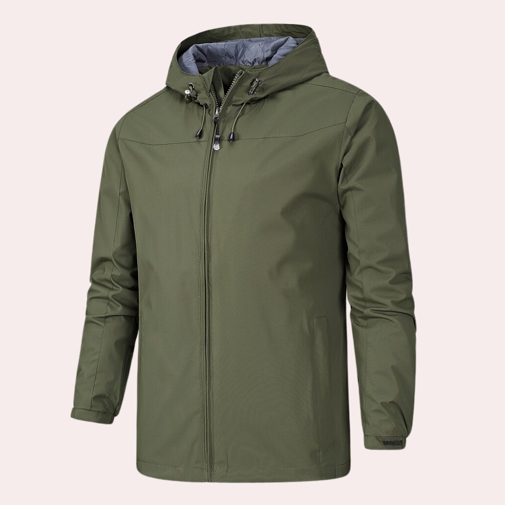 Gervais - Stylische Hardshell-Jacke mit Kapuze für Männer