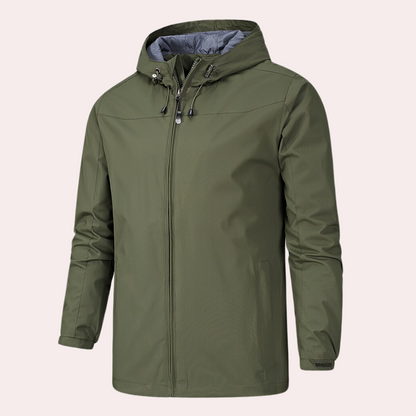 Gervais - Stylische Hardshell-Jacke mit Kapuze für Männer