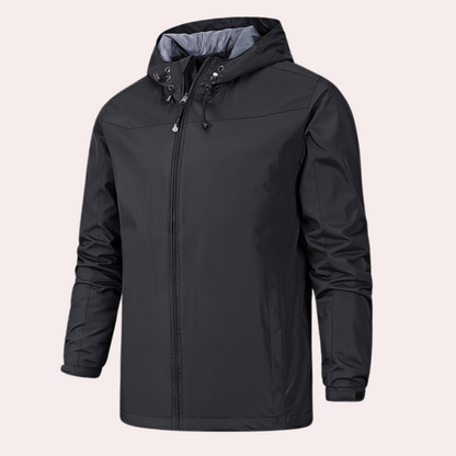Gervais - Stylische Hardshell-Jacke mit Kapuze für Männer