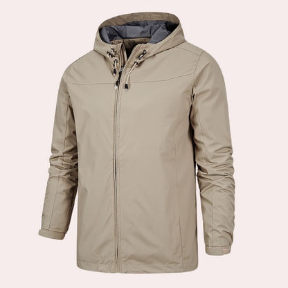 Gervais - Stylische Hardshell-Jacke mit Kapuze für Männer