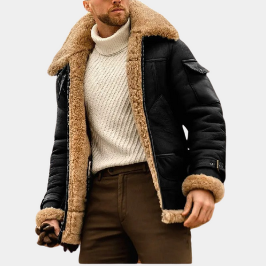 Lancelot - Luxuriöse und warme Herrenjacke für einen stilvollen Look