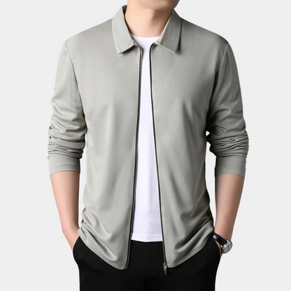 Stylische Herrenjacke mit Reißverschluss für einen trendigen Look