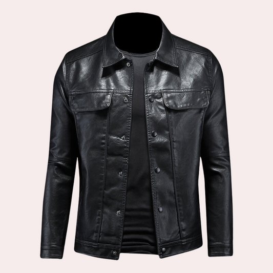 Stylische moderne Bikerjacke für Männer