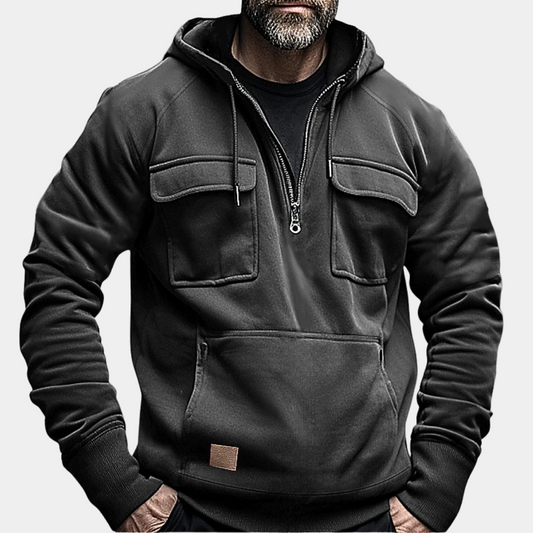 Stylischer Herren-Kapuzenpullover für den Winter