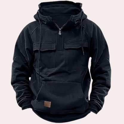 Stylischer Herren-Kapuzenpullover für den Winter