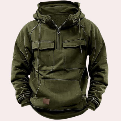 Stylischer Herren-Kapuzenpullover für den Winter