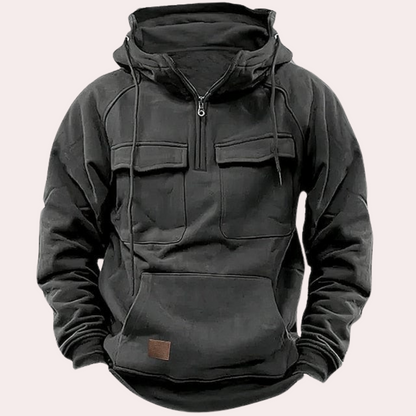 Stylischer Herren-Kapuzenpullover für den Winter