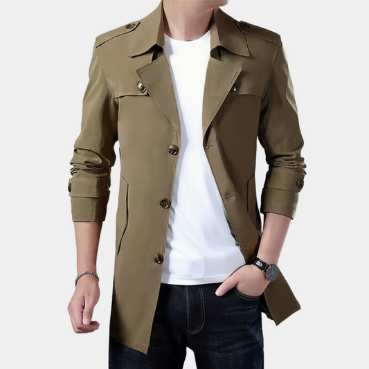 Gregorio - Eleganter klassischer Trenchcoat für den modernen Mann